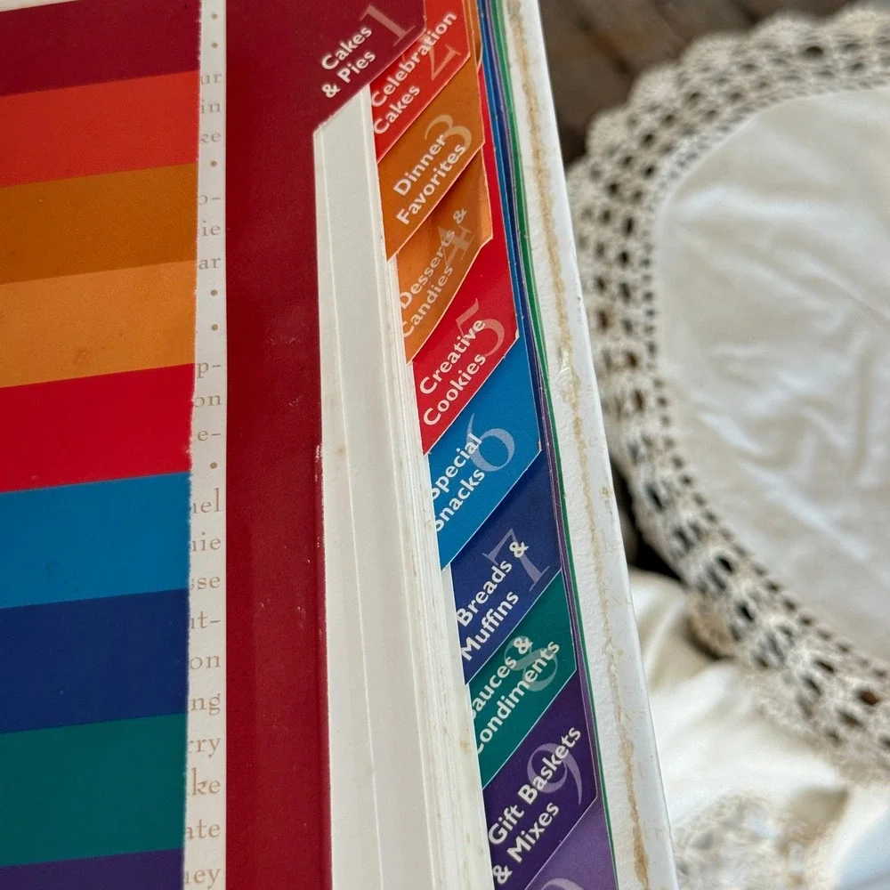 Vintage Creative Cook's Kitchen Recipe Card Binder IMP 1998 Full Set 12 Tabs